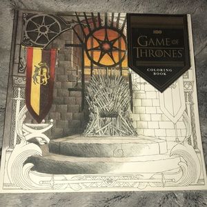 Game of thrones adult coloring book HBO new